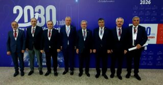 REKTÖR LEVENT “2030’A DOĞRU TÜRK YÜKSEKÖĞRETİMİN YOL HARİTASI” TOPLANTISINA KATILDI