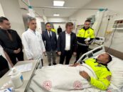 VALİ AYDOĞDU’DAN YARALI POLİS MEMURLARINA ZİYARET