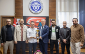 VOLEYBOL ŞAMPİYONLARINDAN REKTÖR LEVENT’E ZİYARET