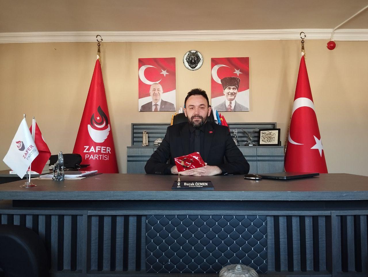 ZAFER PARTİSİ İL BAŞKANI ÖZMEN: TBMM’DE ATILAN SLOGANLAR “MECLİSİN EN KARA GÜNÜDÜR”