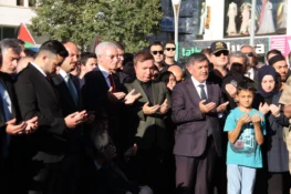 GAZZE İÇİN DÖRTYOL’DA TEK YÜREK!