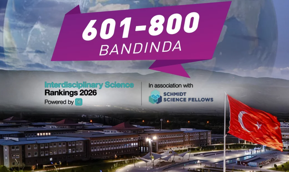 EBYÜ THE INTERDİSCİPLİNARY SCİENCE RANKİNGS 2026’DA YER ALDI