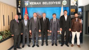 ERZİNCAN BELEDİYE BAŞKANI AKSUN’DAN KEMAH’A ZİYARET