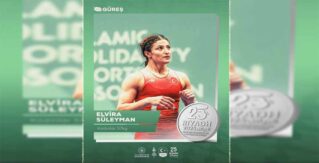 ERZİNCANLI SPORCU ELVİRA SÜLEYMAN’DAN ULUSLARARASI ARENADA GÜMÜŞ MADALYA
