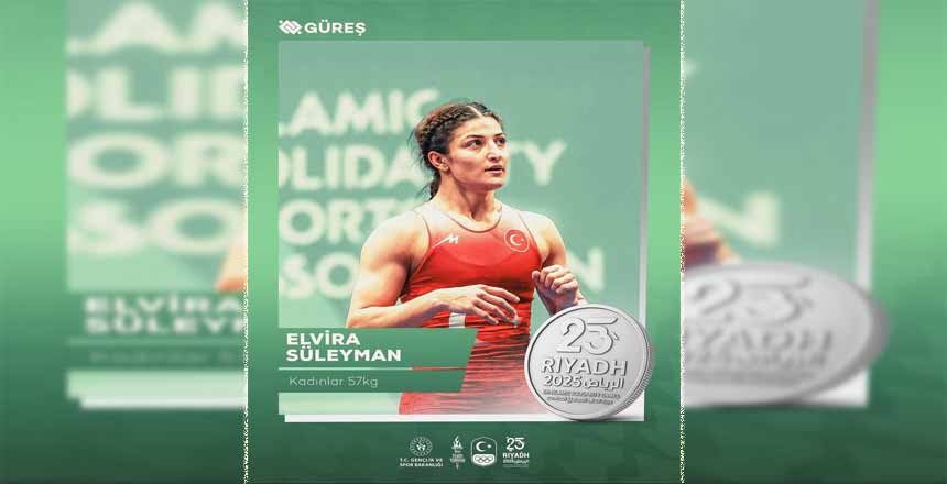 ERZİNCANLI SPORCU ELVİRA SÜLEYMAN’DAN ULUSLARARASI ARENADA GÜMÜŞ MADALYA