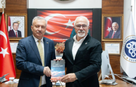 HAVACILIK UZMANI CAN EREL’DEN REKTÖR LEVENT’E ZİYARET