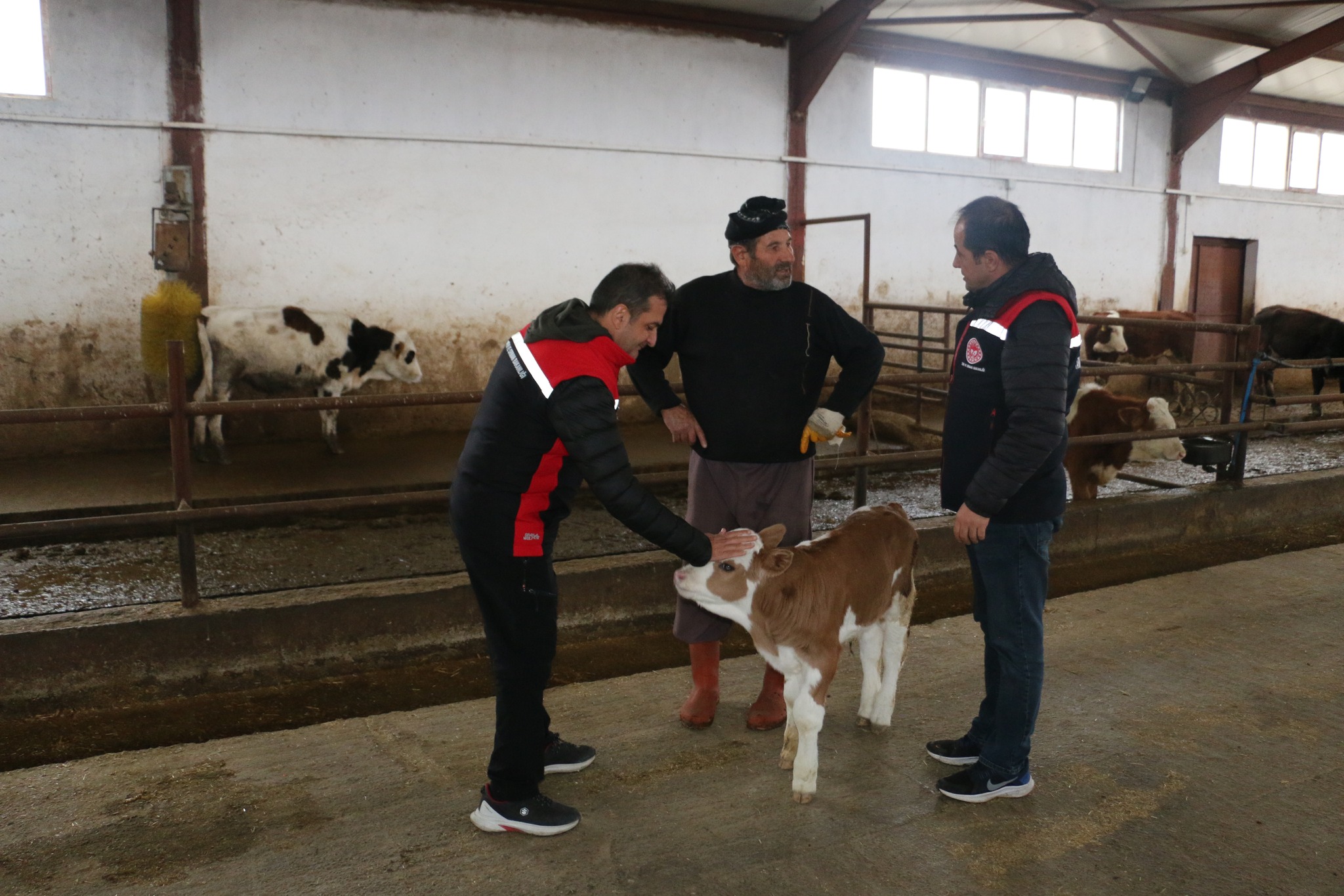 İL MÜDÜRÜ KOÇAKER’DEN SÜT HAYVANCILIĞI İŞLETMESİNE ZİYARET