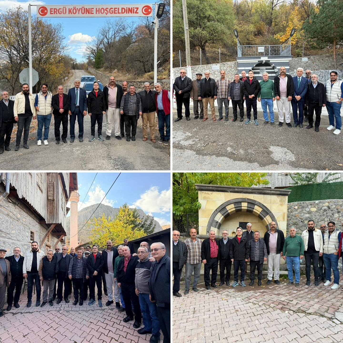 KAYMAKAM ARIKAN VE BAŞKAN ATMACA’DAN ERGÜ KÖYÜ’NE ZİYARET