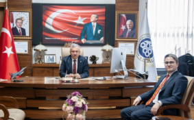 KEMALİYE KAYMAKAMI ARIKAN’DAN REKTÖR LEVENT’E ZİYARET