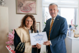 REKTÖR LEVENT’TEN MESLEK YÜKSEKOKULUNA TEBRİK ZİYARETİ