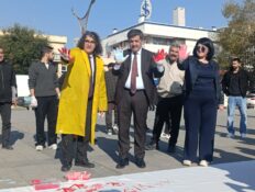 TÜRK DÜNYASINDA KADIN VE AİLE SEMPOZYUMU KAPSAMINDA “ŞİDDETE HAYIR” PERFORMANSI