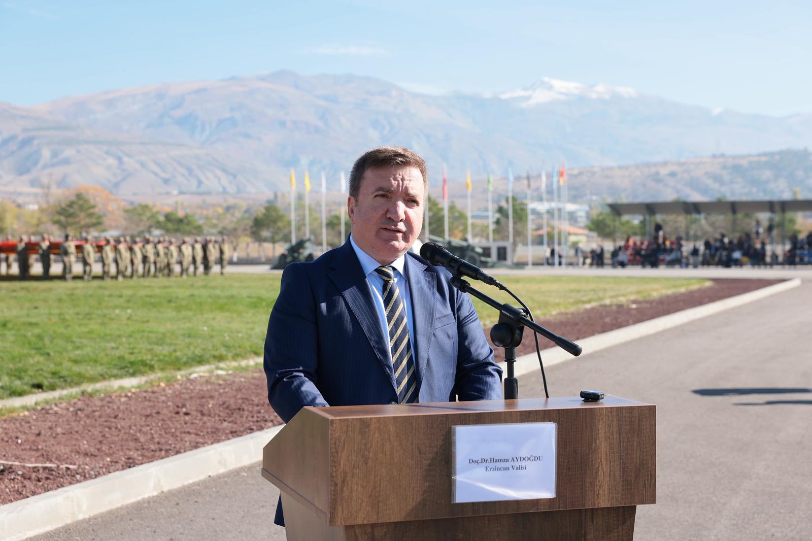 VALİ HAMZA AYDOĞDU, BEDELLİ ER ANT İÇME TÖRENİNE KATILDI