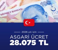 2026 Asgari Ücret Açıklandı: Net 28 Bin 75 TL Oldu