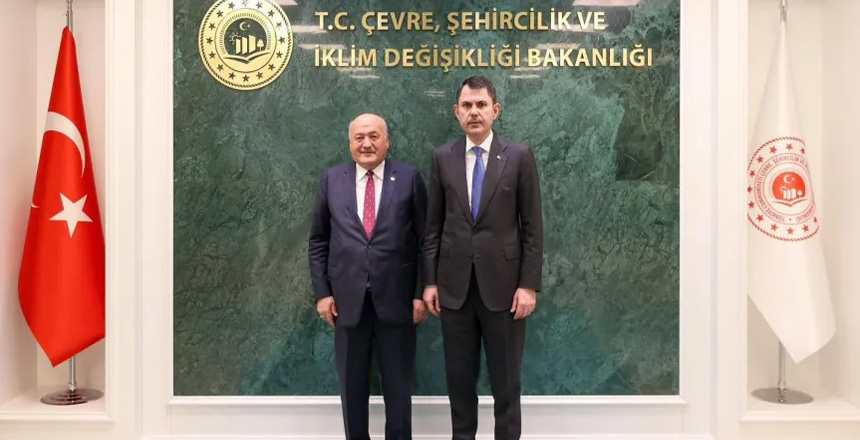 AK PARTİ MİLLETVEKİLİ SÜLEYMAN KARAMAN’DAN BAKAN MURAT KURUM’A ZİYARET