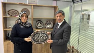 BAŞKAN BEKİR AKSUN’DAN ERMEK KURSLARINA ZİYARET