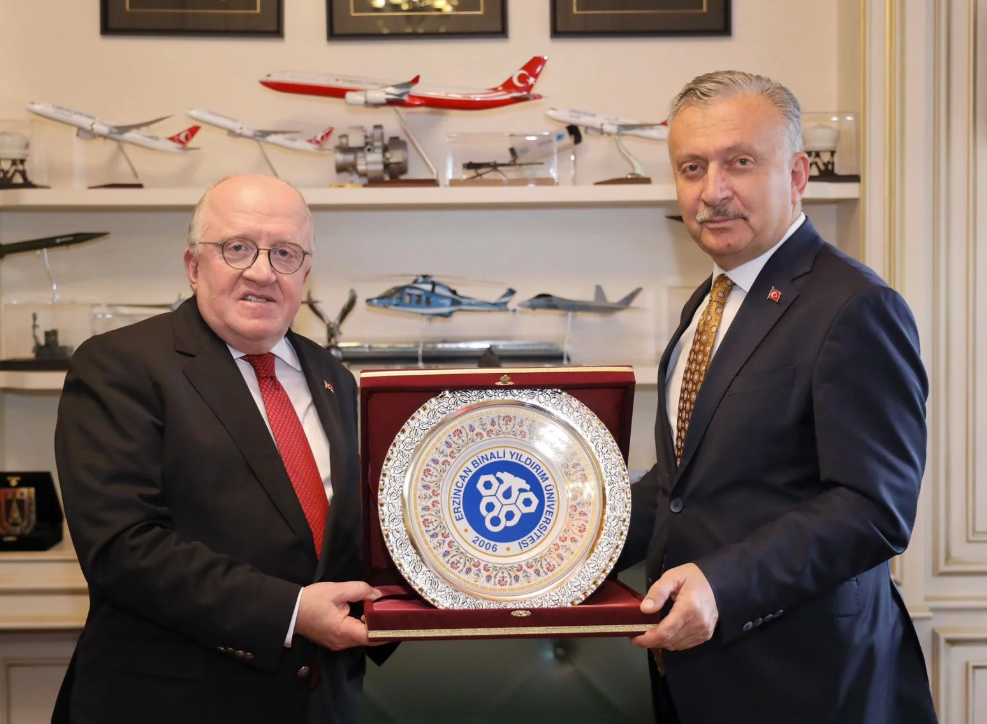 EBYÜ REKTÖR’Ü LEVENT’TEN SAMSUN ÜNİVERSİTESİ REKTÖRÜ AYDIN’A ZİYARET