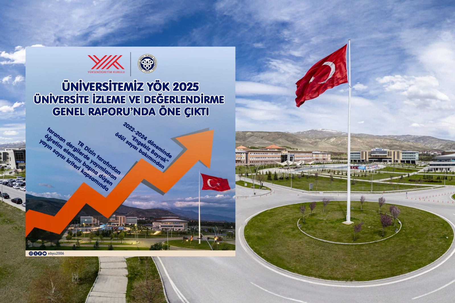 EBYÜ, YÖK’ün 2025 Raporunda Akademik Yayın ve Engelsiz Üniversite Çalışmalarıyla Öne Çıktı