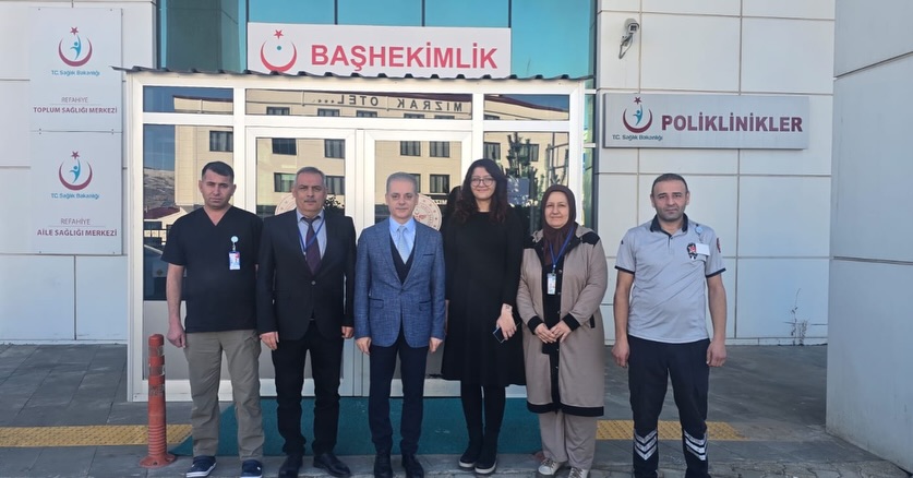 İL SAĞLIK MÜDÜRÜ DR. CİHAN TEKİN REFAHİYE DEVLET HASTANESİ’NDE İNCELEMELERDE BULUNDU