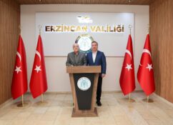 Milli Savunma Bakanlığı Eski Bakan Yardımcısı Şuay ALPAY’dan Erzincan Valiliği’ne Ziyaret