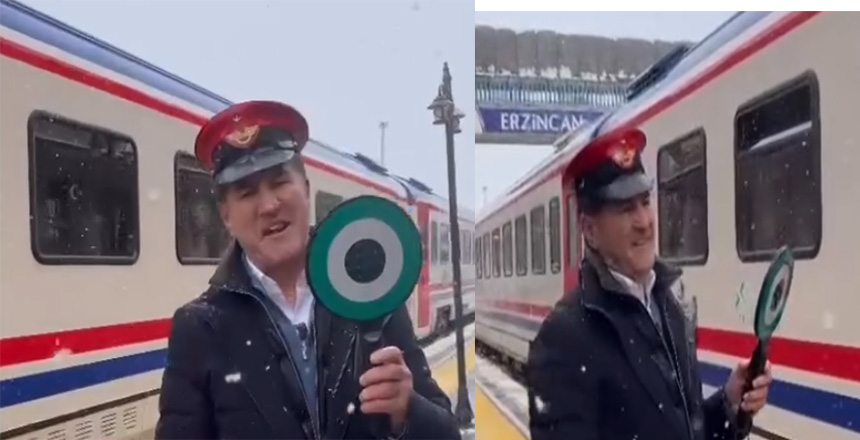 Mustafa SARIGÜL’den Erzincan Garı’nda Dikkat Çeken Anlar