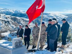REFAHİYE KAYMAKAMI ŞEHİT EMRAH GÜNDÜZ İÇİN DÜZENLENEN MEVLİD PROGRAMINA KATILDI