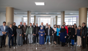 REKTÖR LEVENT EBYÜ ENGELLİ ÖĞRENCİ BİRİMİ İLE BULUŞTU