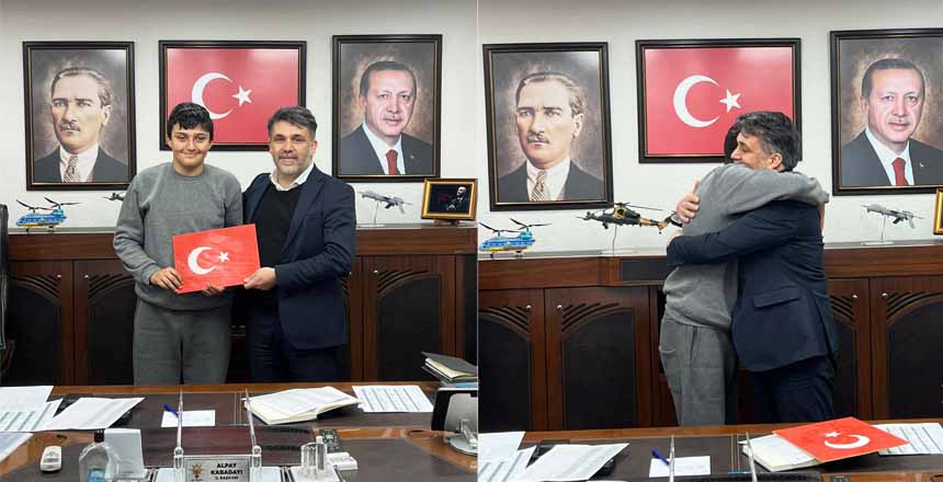 AK Parti Erzincan İl Başkanı Alpay KABADAYI, Genç Yetenek Hazar’ı Ağırladı