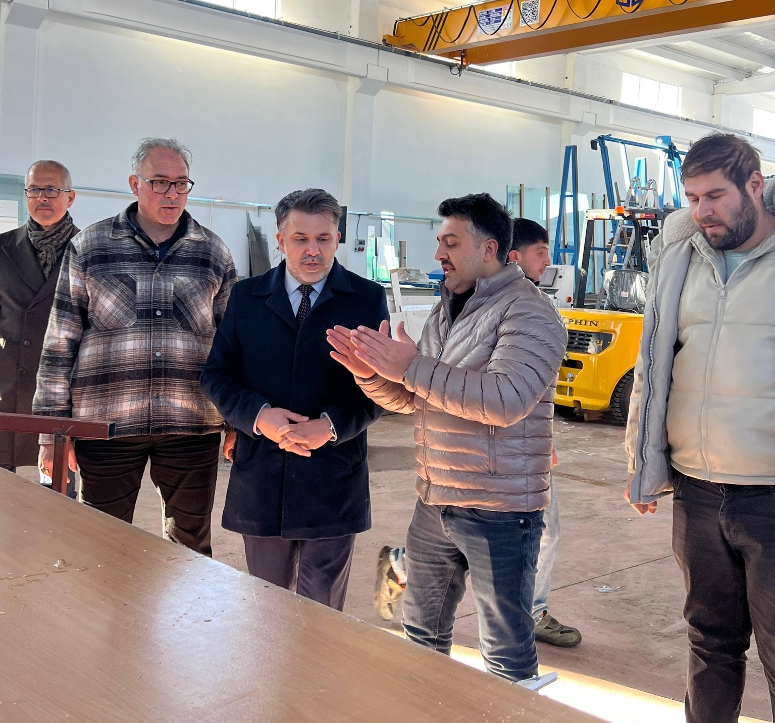 Başkan KABADAYI OSB’de İncelemelerde Bulundu