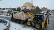 Belediye Ekiplerinden Güvenli Ulaşım İçin Yoğun Kar Çalışması