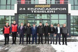 Emniyet Müdürü Baybaba’dan 24 Erzincanspor Kulüp Başkanı Güneş’e Hayırlı Olsun Ziyareti