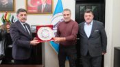 Ersun YANAL ve 24 Erzincanspor Yönetiminden Başkan AKSUN’a Ziyaret