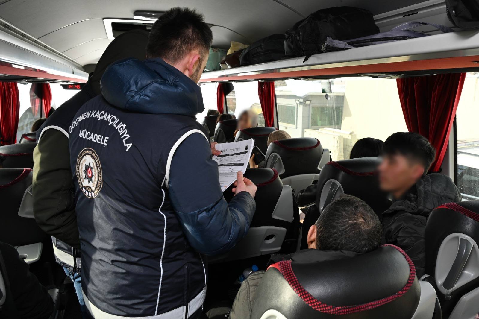 Erzincan’da Düzensiz Göçle Mücadele Kapsamında Huzur Uygulaması