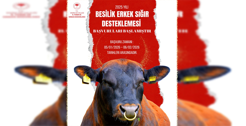 Erzincan’da Hayvan Yetiştiricilerine Müjde