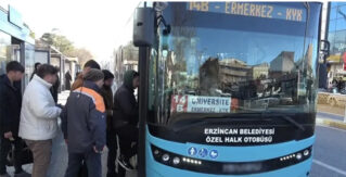 Erzincan’da Özel Halk Otobüslerine Zam