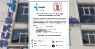 Erzincan’da 33 Kişiye İstihdam: Kültür ve Turizm Müdürlüğü İUP Başvuruları Başladı