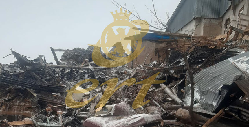 İliç’te Ahşap Ev Yangını: Ev Kullanılamaz Hale Geldi