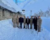 Kaymakam ARIKAN’dan Çığ Bölgesi Sonrası Başbağlar Karakolu’na Moral Ziyareti