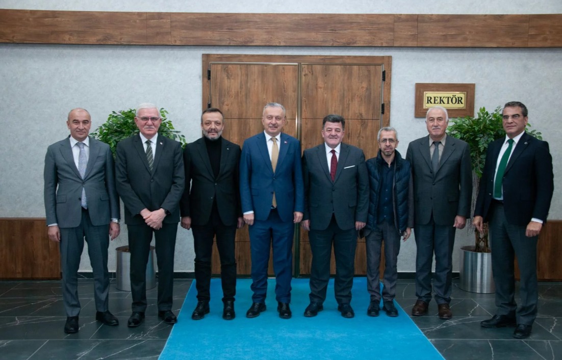 Rektör LEVENT, Anagold 24Erzincanspor Kulübü Başkanı GÜNEŞ’i Ağırladı