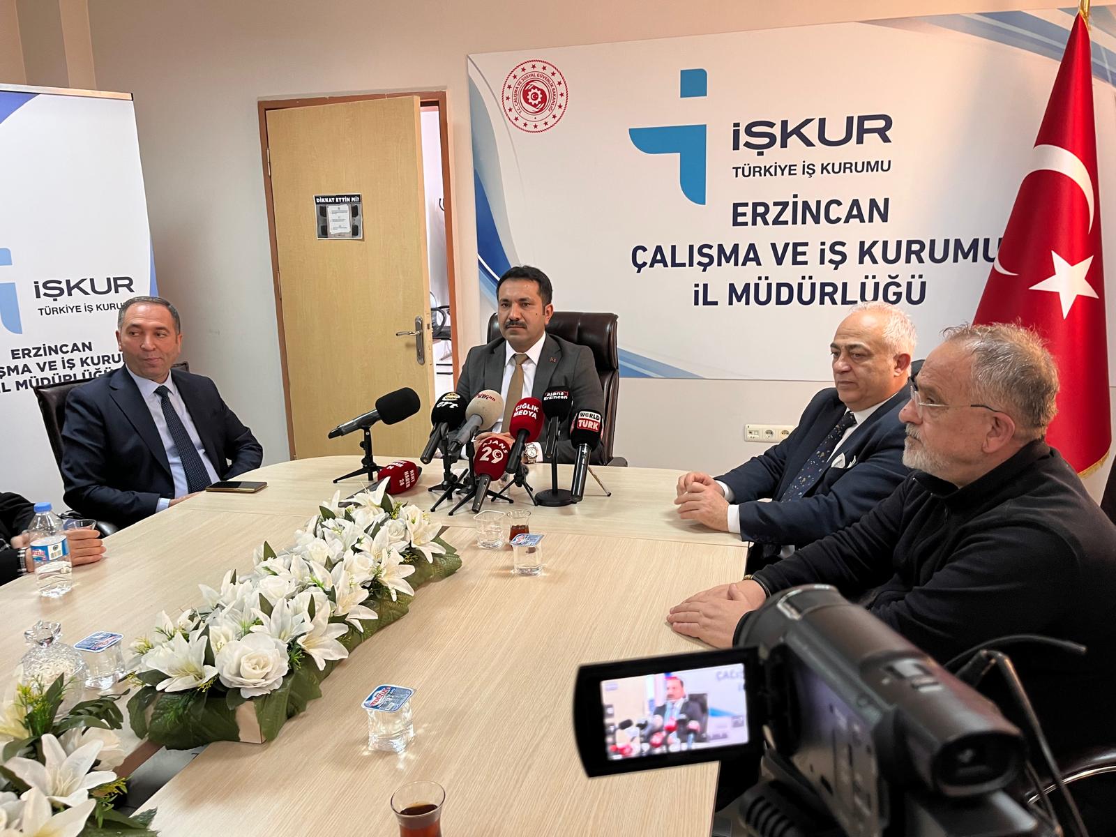 İŞKUR Erzincan’dan İstihdamda Güçlü Performans: 2025’te 4 Bin 93 Kişi İşe Yerleştirildi