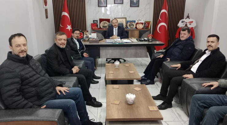 24 Erzincanspor’dan MHP İl Başkanlığı’na Ziyaret