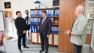 Başkan AKSUN’dan Belediye Birimlerine Ziyaret