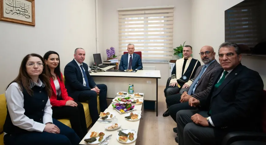 Binali Yıldırım Üniversitesi’nde Akademik Gurur: Prof. Dr. Cüneyt TÜRKEŞ’e Hayırlı Olsun Ziyareti