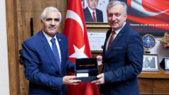 EBYÜ Rektörü Prof. Dr. Akın LEVENT, DATÜB Genel Sekreteri Fuat UÇAR’ı Ağırladı