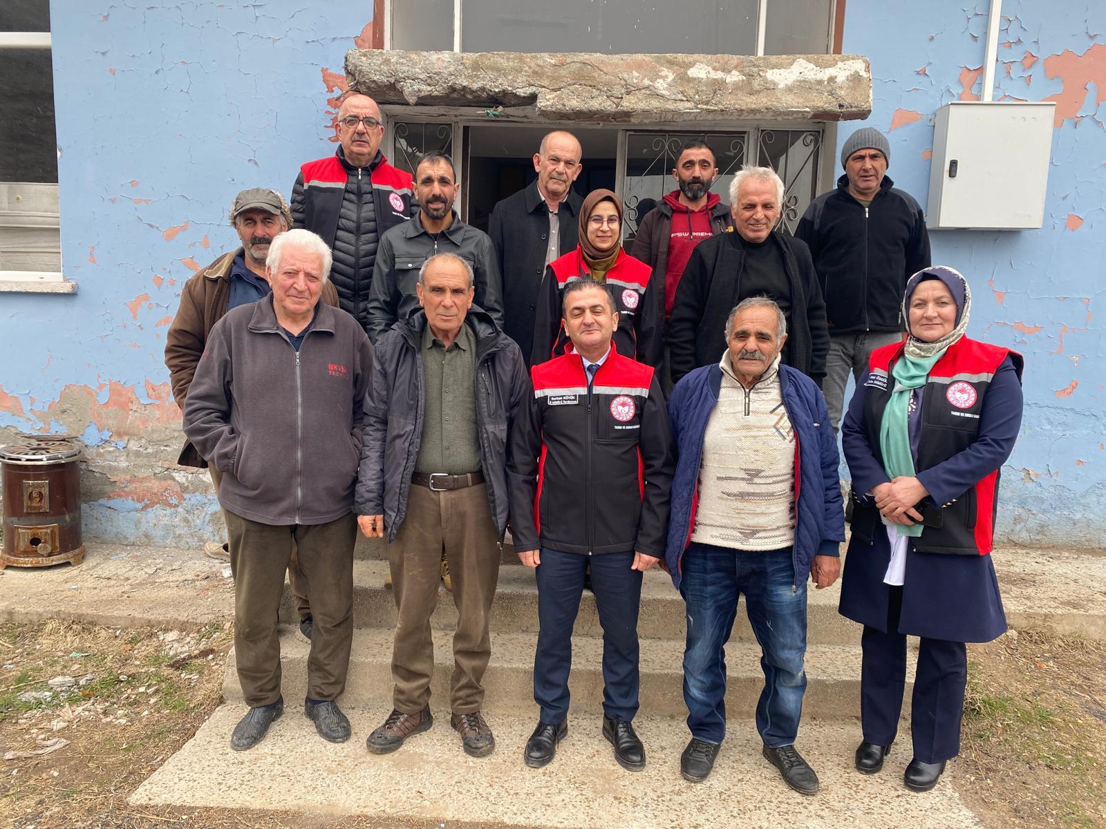 Erzincan Valiliği Sahada: Tarım Politikaları Gölpınar’da Anlatıldı