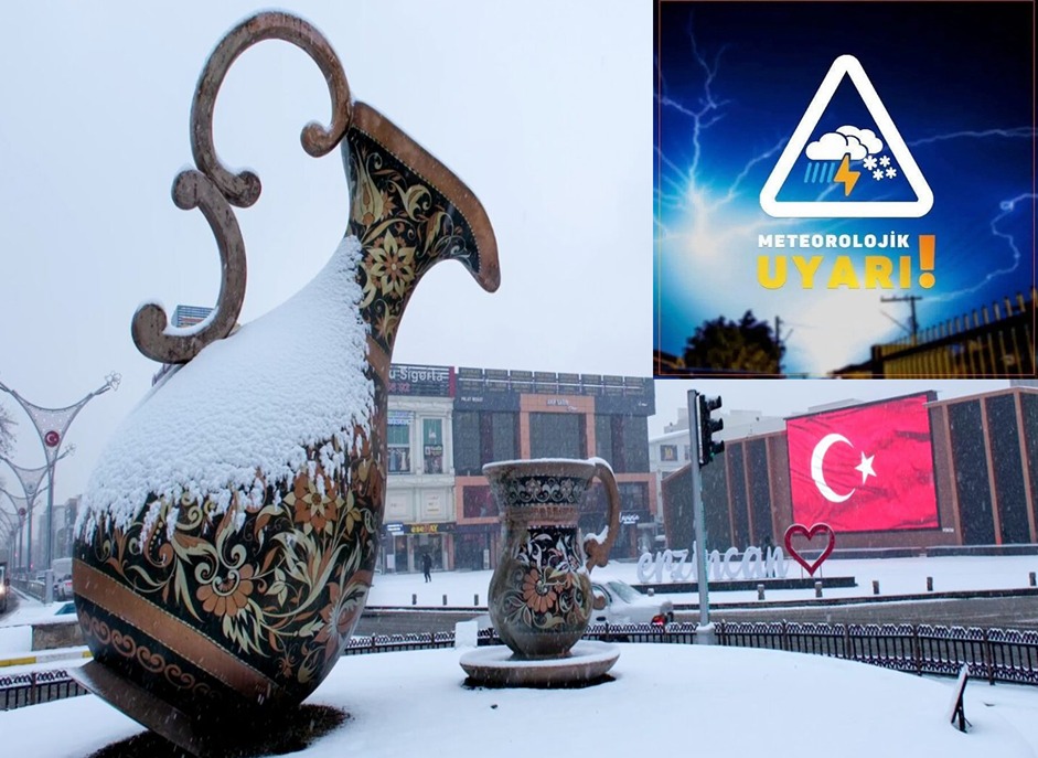 Erzincan ve Çevresi İçin Kuvvetli Yağış Uyarısı