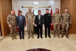 Erzincan’da Güvenlik Zirvesi: Özel Harekât Heyeti Vali AYDOĞDU ve Başkan AKSUN’u Ziyaret Etti