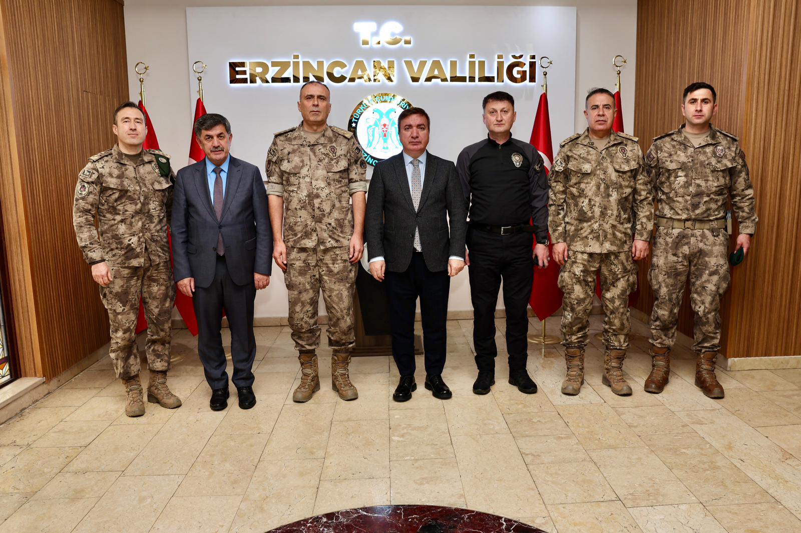 Erzincan’da Güvenlik Zirvesi: Özel Harekât Heyeti Vali AYDOĞDU ve Başkan AKSUN’u Ziyaret Etti
