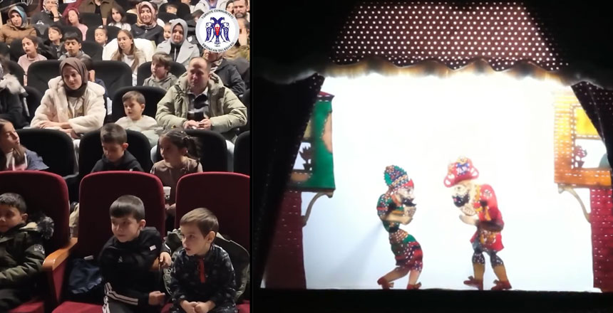 Erzincan’da Ramazan Etkinlikleri Coşkuyla Sürüyor: Karagöz ve Hacivat Miniklerle Buluştu