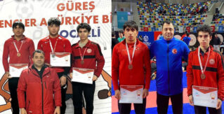 Erzincanlı Güreşçiler Türkiye Şampiyonası’ndan Madalyalarla Döndü