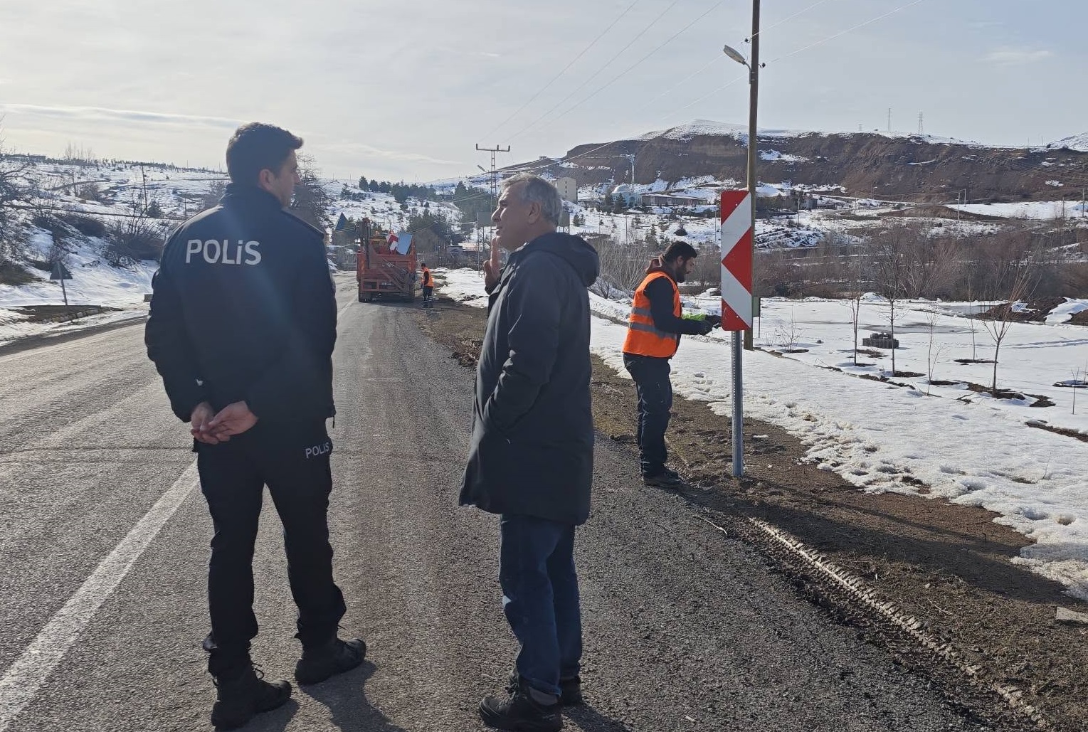Kemah’ta Trafik Güvenliği İçin Sahada Ortak Çalışma